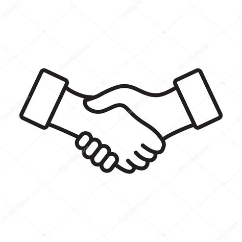 Business Handshake Agreement Handshake Line Art Icon For Apps And