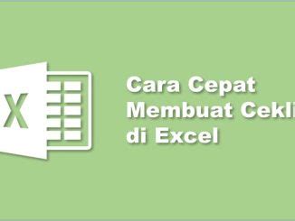 Cara Cepat Mencari Selisih Di Excel