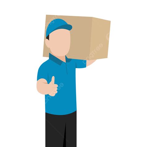 delivery man clipart vector delivery man vector illustration delivery