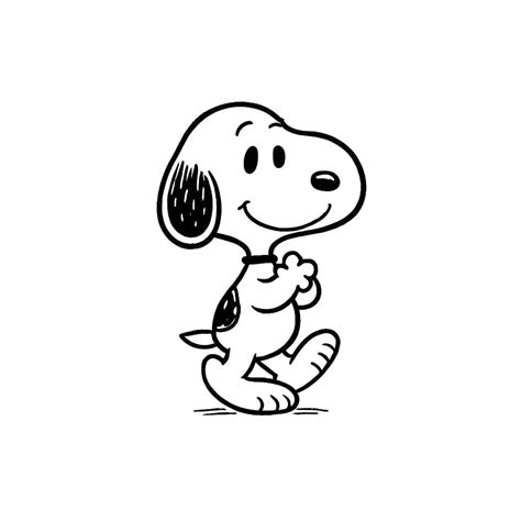 Desenho Do Snoopy Para Colorir - 6