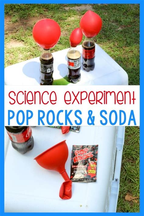 Soda and Pop Rocks Easy Science Experiments for Young Kids