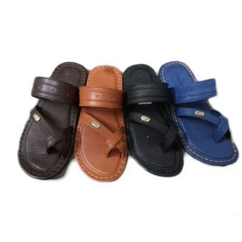 Daily Wear Mens Leather Slipper Size At Pair In New Delhi