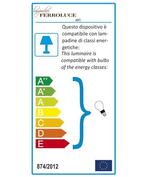 Ferroluce Trieste C430 AP Lampada Parete Rustica In Ceramica