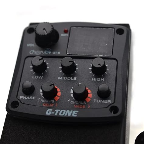 Cherub G Tone Series Acoustic Guitar Preamp Gt Piezo Pickup Band Eq