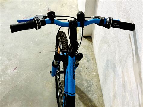 Bicicleta Btt Btwin Rockrider Azul Alum Nio Modelo Uni O