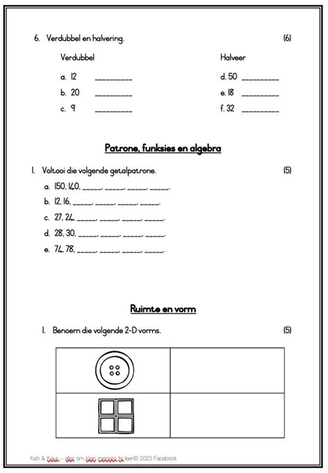 Graad Se Assesserings Vir Kwartaal Teacha