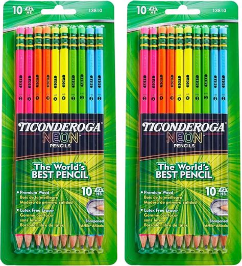 Ticonderoga® Pastel Pencils 2 Soft Assorted Colors Pack