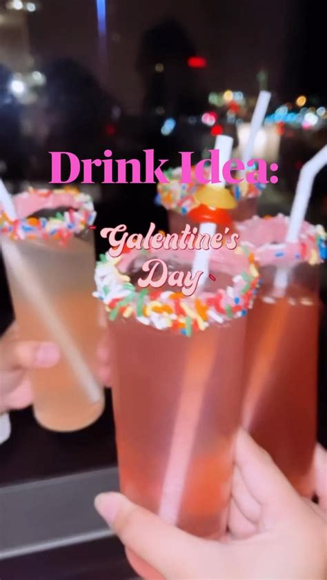 Drink Idea: Girls Night Out | Cute Pink Drinks ‘22 | Drinks alcohol ...