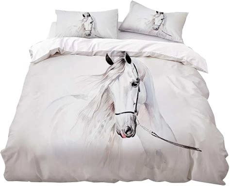 Amazon Fr Housse Couette Chevaux 220x240