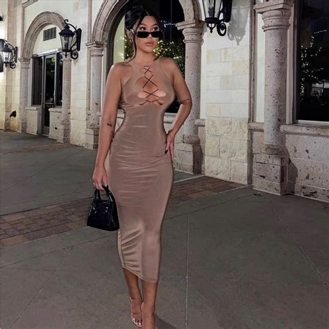 Naked Wardrobe Dresses Naked Wardrobe Case Of The Lace Dress In Brown Sugar Poshmark