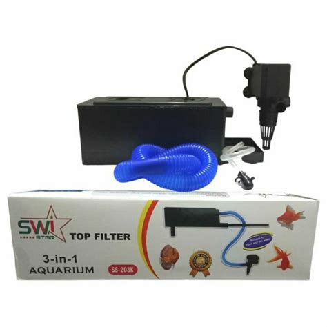 Jual Pompa Akuarium Top Filter 3in1 SWI STAR 303K Shopee Indonesia