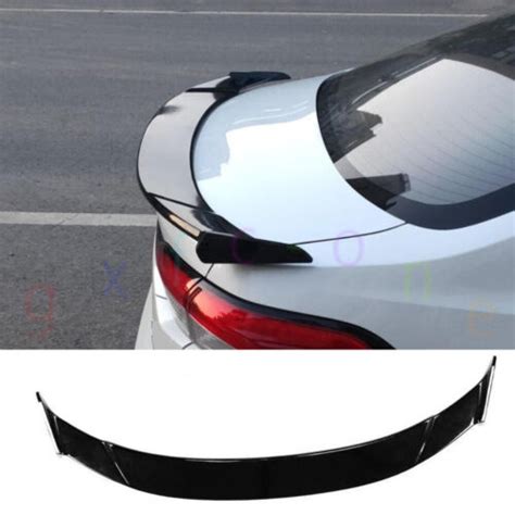 For Toyota Corolla Sedan Glossy Black Rear Tail Trunk Spoiler