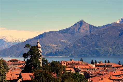 Wallpaper Panorama Como Lago Nikon Italia D Chiesa Campanile