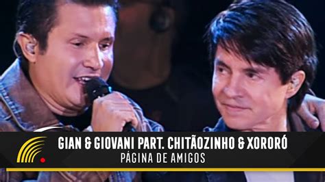 Gian Giovani Part Chit Ozinho Xoror P Gina De Amigos Uma