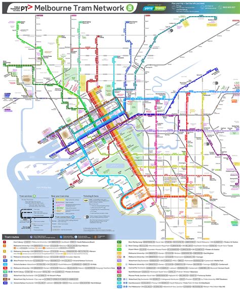 Navigating Melbournes Iconic Tram Network A Comprehensive Guide Map