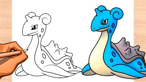 How To Draw Lapras Pokemon Youtube