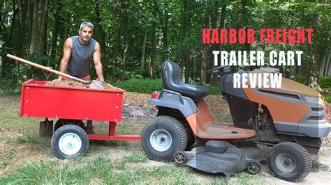 Harbor Freight Trailer Cart Review Haul Master Trailer Cart Mower