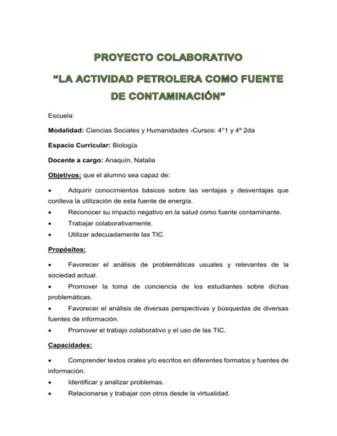 Proyecto Colaborativo