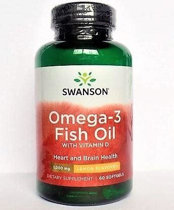 SWANSON OMEGA-3 FISH OIL WITH VITAMIN D 60 SOFTGELS | Lazada PH