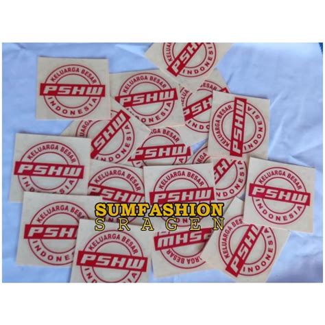 Jual Stiker Keluarga Besar Pshw Sh Winongo Pencak Silat Pshw