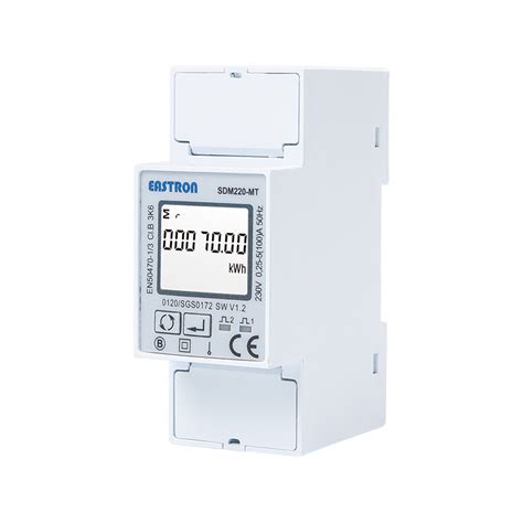 Sdm Mt Multi Tariff Rs Modbus A Din Rail Single Phase Mid