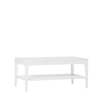 Mesa Centro Elevable Industrial 120x60 Cm Roble Nordish Y Blanco SKADI