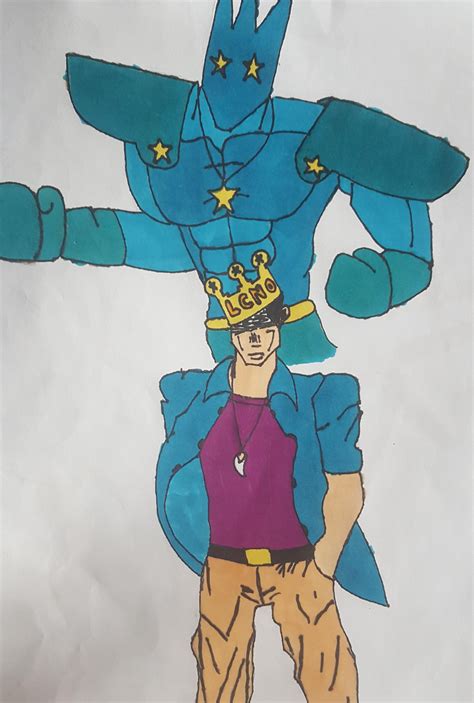 My First Fanmade Stand I Drew Starman And Its User David Rfanstands