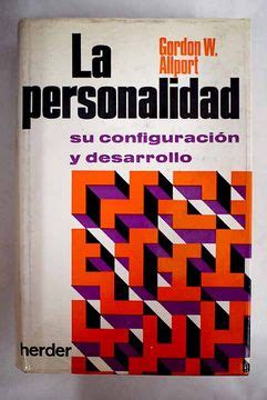 Libro La Personalidad Su Configuraci N Y Desarrollo Allport Gordon W