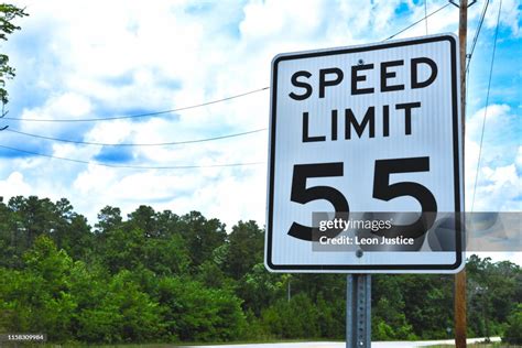 mph speed limit sign high res stock photo getty images