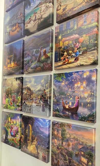 LIVE from D23: New Thomas Kinkade Disney Art Pieces Released