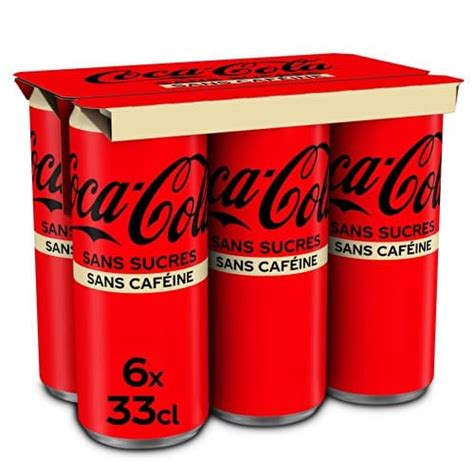 Coca Cola Soda Base De Cola Sans Sucres Sans Caf Ine