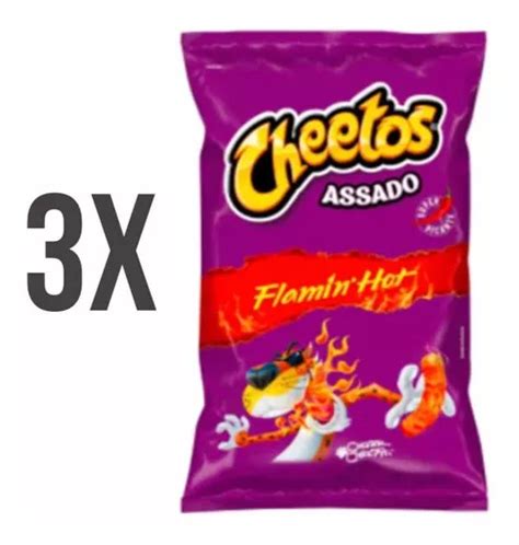 Kit Cheetos Super Picante Flamin Hot G Elma Chips Mercadolivre