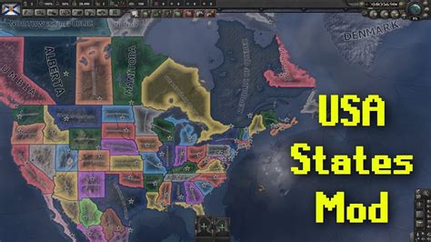 Hearts Of Iron 4 Usa States Mod Whose The Strongest State Youtube