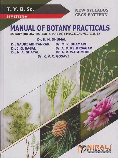 Manual Of Botany Practicals Botany Bo 357 Bo 358 And Bo 359