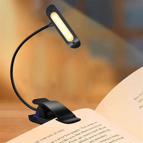 Vont Book Light Reading Light Rechargeable Book Light For Reading In