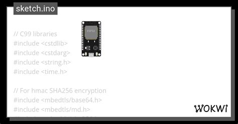 Esp32 Azure Iot Central Properties Wokwi Arduino And Esp32 Simulator