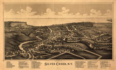 Historic Map Silver Creek Ny 1892 World Maps Online