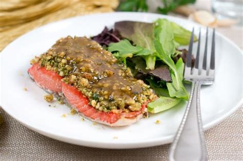 Maple Walnut Crusted Salmon Delicious Meets Healthy