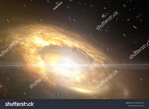 Origin Solar System Protoplanetary Disk 3d Stock Illustration ...