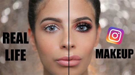 Instagram Makeup Vs Everyday Real Life Makeup Youtube