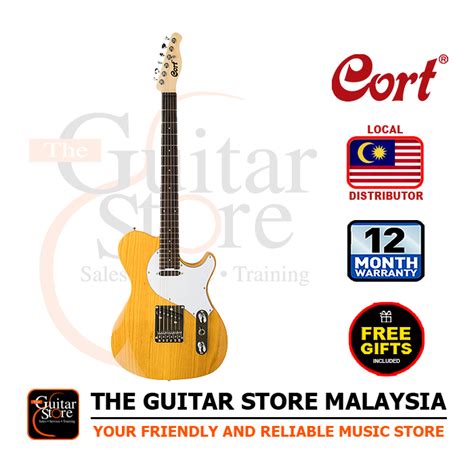 Cort Classic TC Scotch Blonde Natural Manson Telecaster Electric Guitar ...