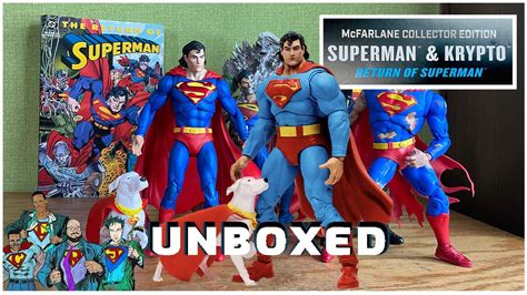 Mcfarlane Dc Multiverse Superman Krypto Youtube