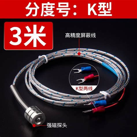 💕發財廣進強磁鐵熱電偶k型磁吸式鉑熱電阻pt100溫度傳感器吸附式表測量探頭 蝦皮購物