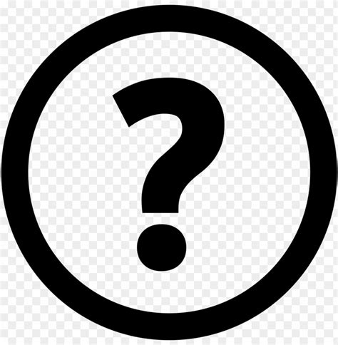 Question Mark Icon Png PNG Image With Transparent Background TOPpng