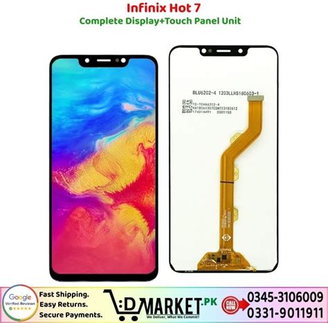 Infinix Hot 7 LCD Panel Unit Combo 2025 Exclusive