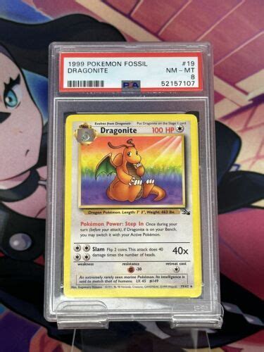 Yahoo Psa Mint Dragonite Fossil Vintage