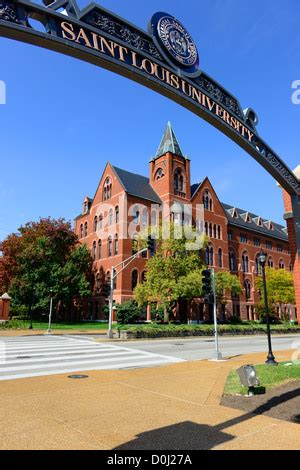 Saint Louis University St. Louis MO Campus Stock Photo - Alamy