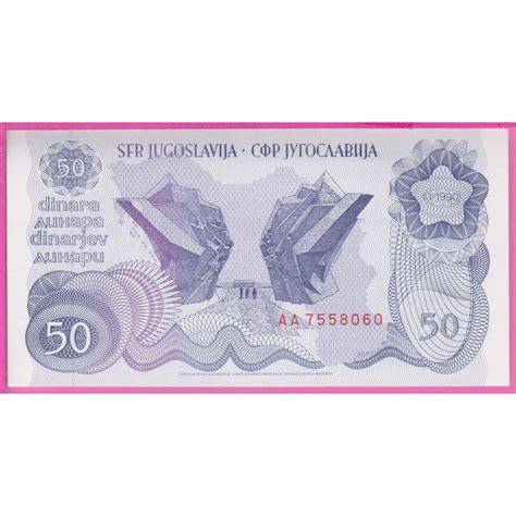 Yougoslavie P 101 ETAT NEUF UNC 50 Dinara 1990