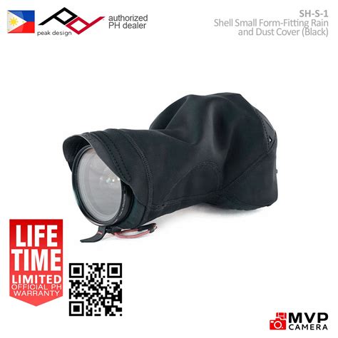 Official Ph Peak Design Shell Small Black Form Fitting Rain And Dust Cover Mvp Camera Lazada Ph