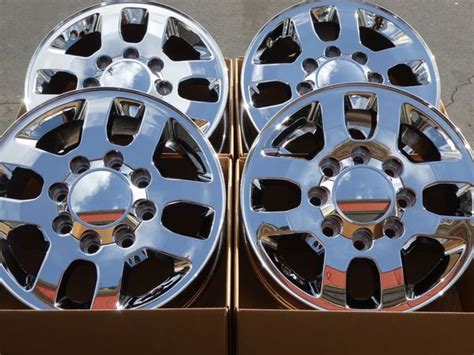 18 Oem Chevy Silverado 2500 Gmc Truck Factory Wheels 18 Inch Chrome